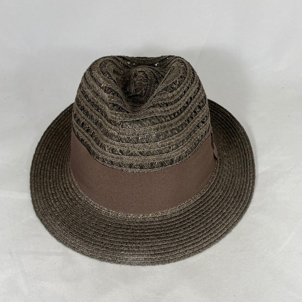 Scala Classic Fedora Pinch Front Hat 100% SISAL